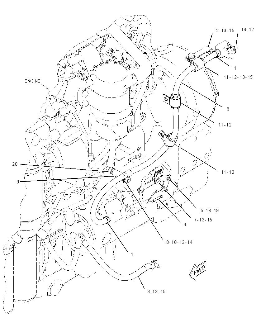 CABLE GP-STARTING MOTOR 3223223 CAT