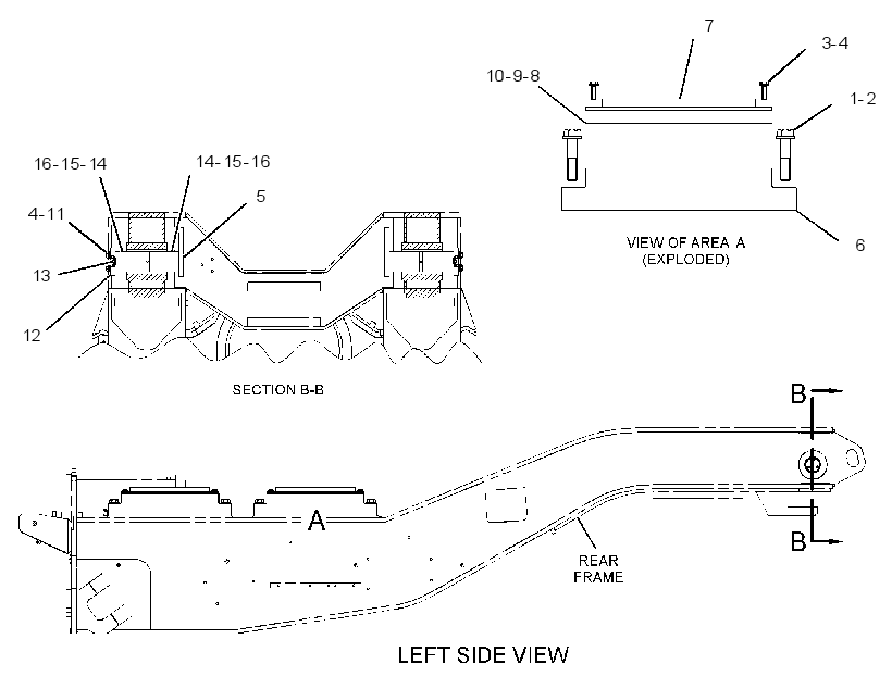MOUNTING GP-TRUCK BODY 2749549 CAT