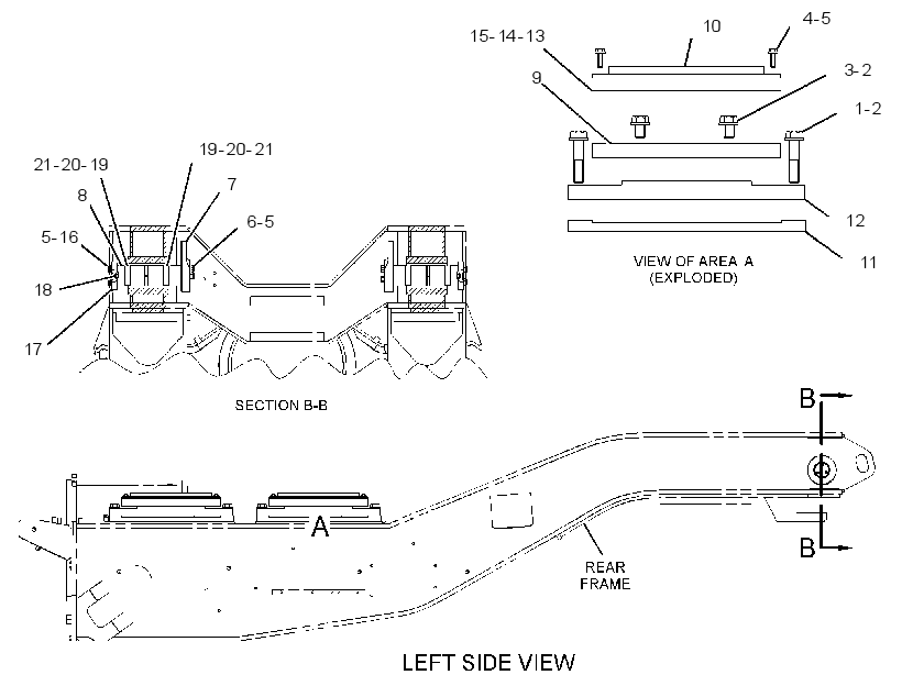 MOUNTING GP-TRUCK BODY 2748779 CAT