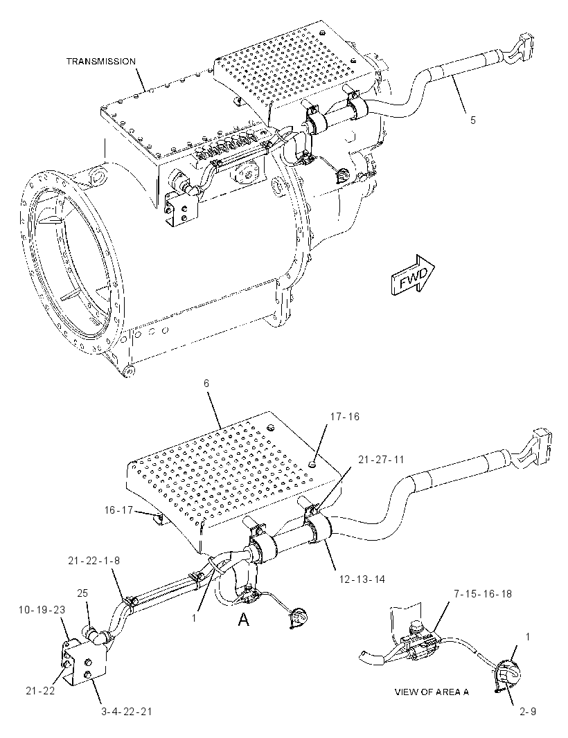 WIRING GP-TRANSMISSION 2792550 CAT