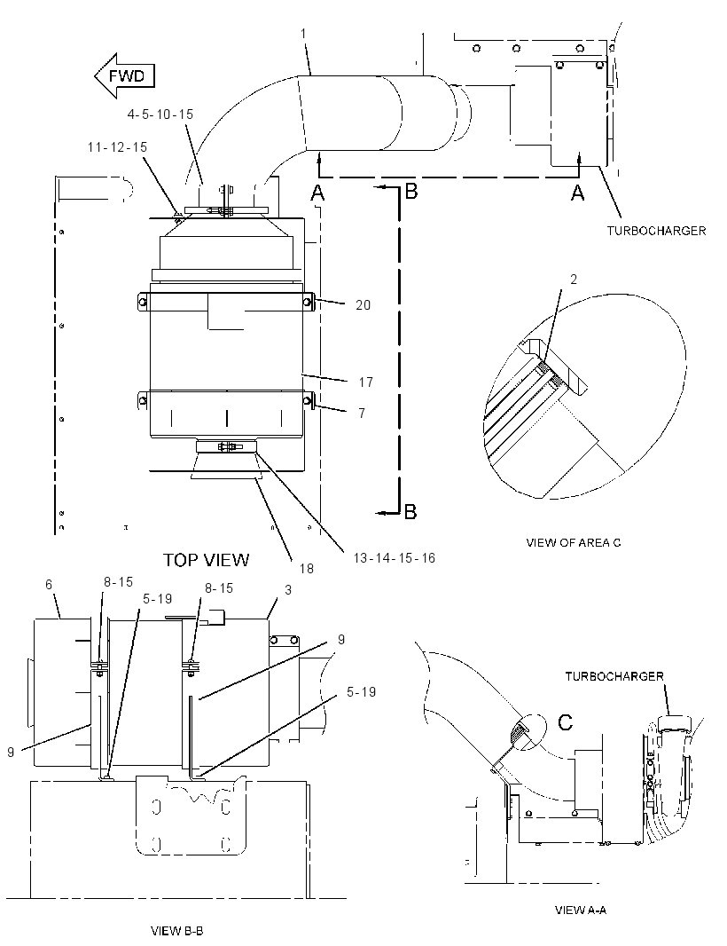 EXHAUST GP-PURIFIER 3163122 CAT