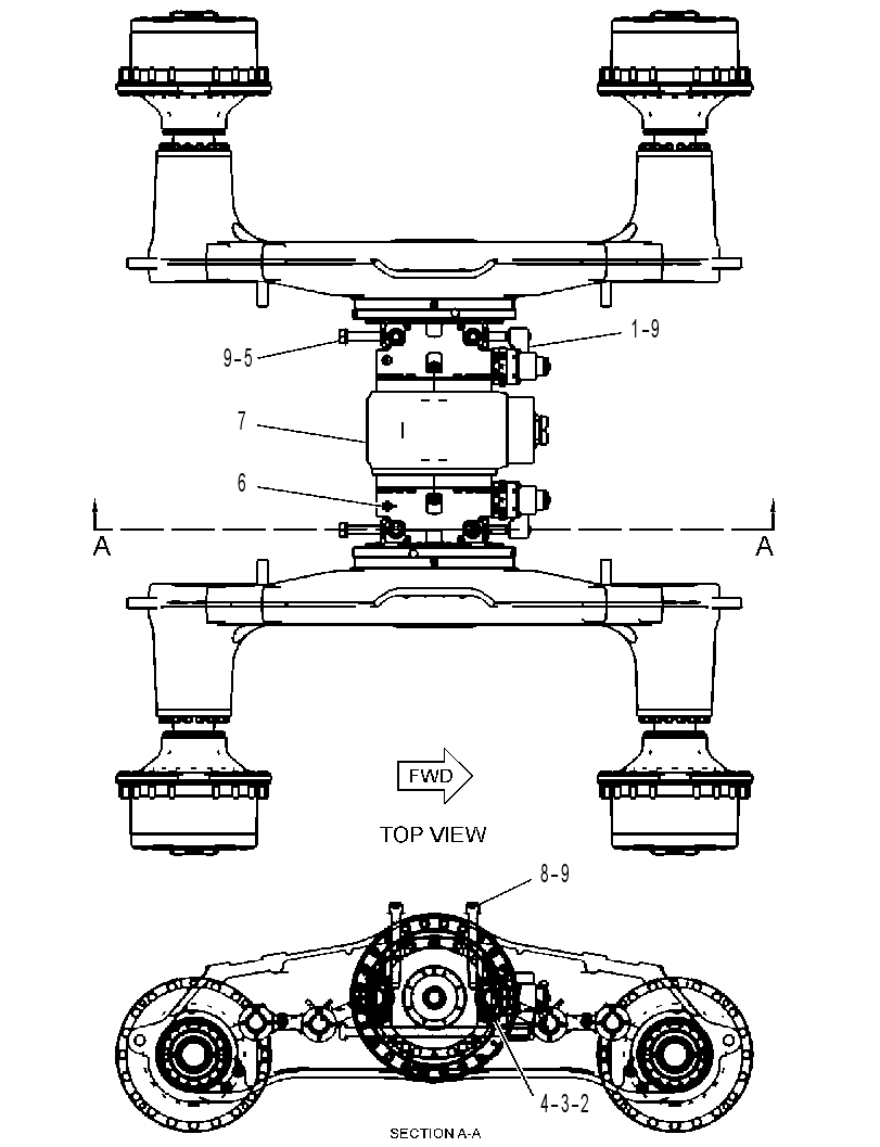 BOGIE GP 4164962 CAT