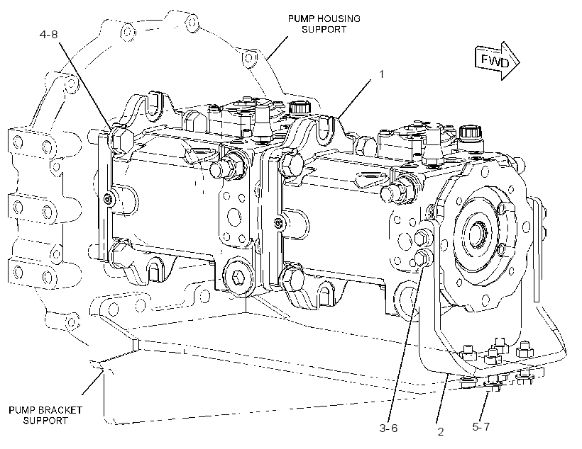 PUMP & MTG GP-POWER TRAIN 3401014 CAT
