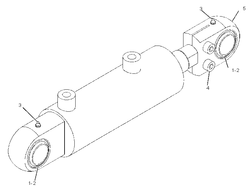 CYLINDER GP-SIDECUTTER 3847636 CAT