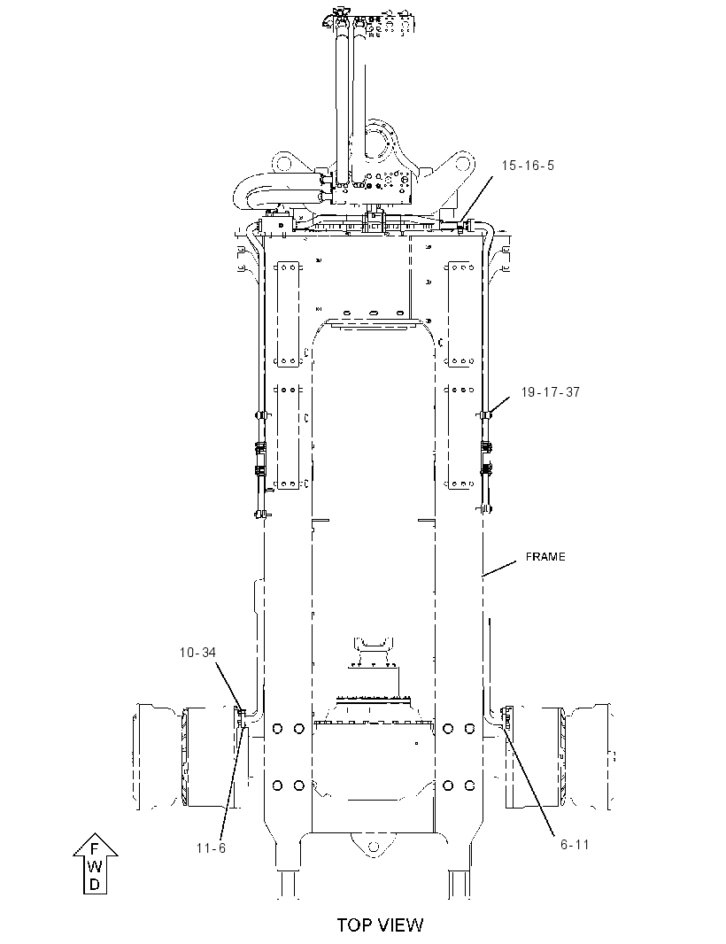 LINES GP-BRAKE OIL COOLER 2754846 CAT
