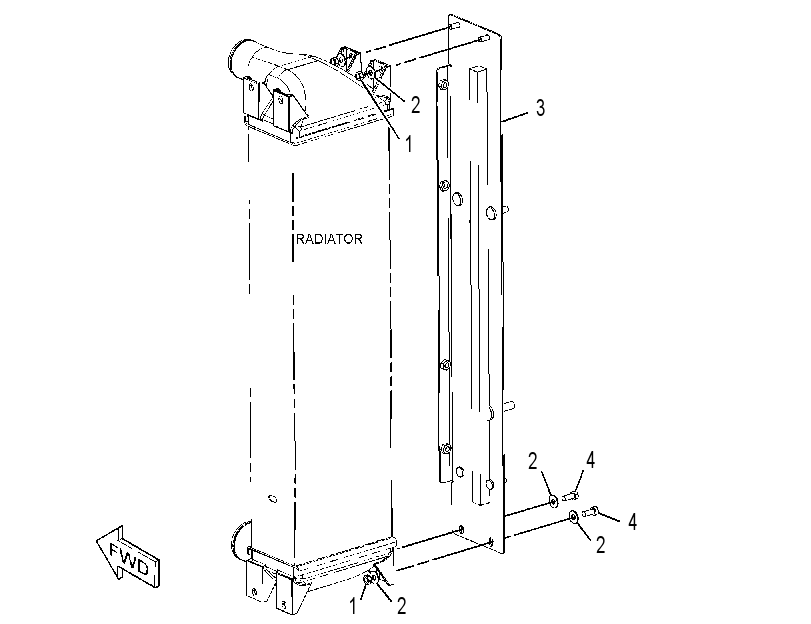 AFTERCOOLER GP 3856039 CAT