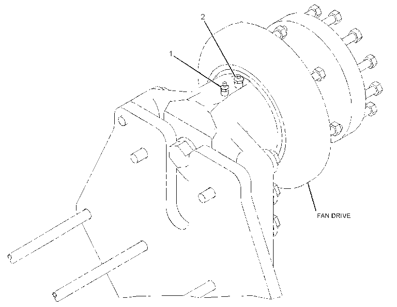 FITTING GP-GREASE 4340868 CAT