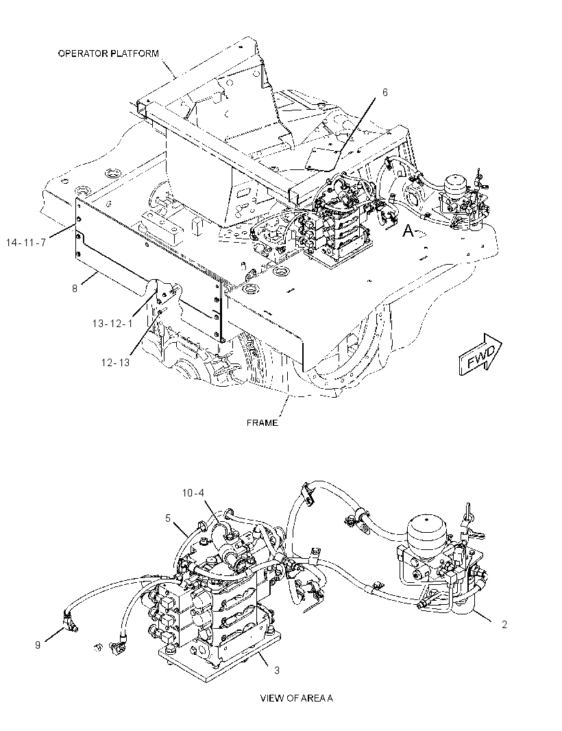 VALVE & LINES GP-HYD CONTROL 3783868 CAT