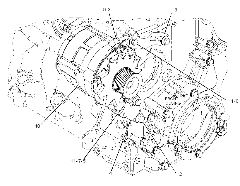 ALTERNATOR AS 3746762 CAT
