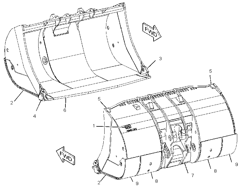 BUCKET AS-PENETRATION 3721698 CAT