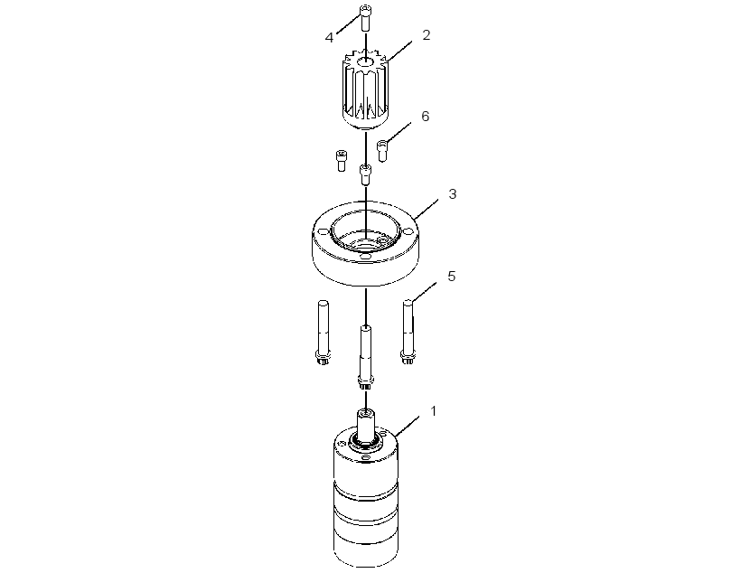 MOTOR & MTG GP-GEAR 3267141 CAT