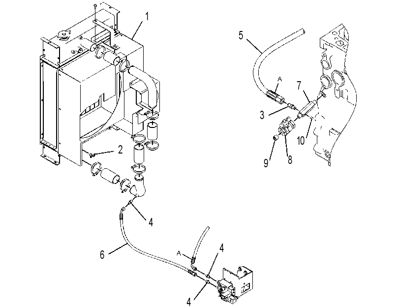 HOSE GP-RADIATOR 3670547 CAT