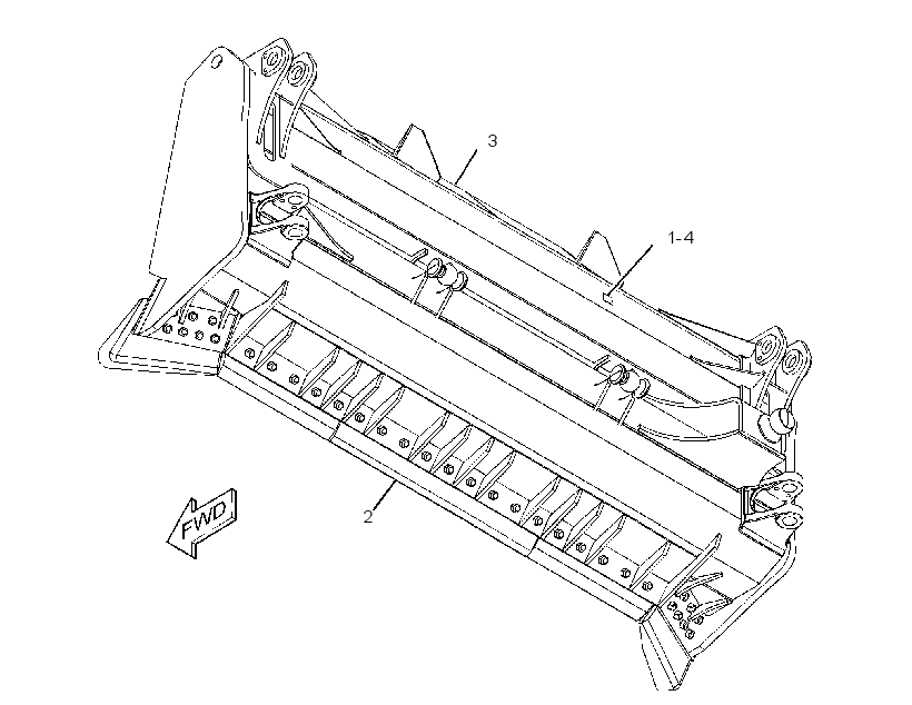 BLADE & EDGE GP-SEMI-UNIVERSAL 3852619 CAT