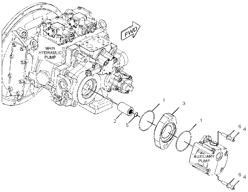 DRIVE & MTG GP-AUXILIARY PUMP 4248448 CAT