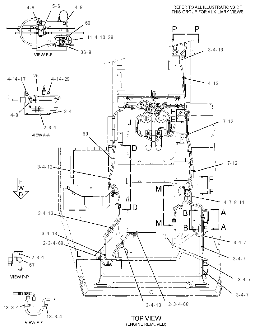 LINES GP-FIRE SUPPRESSION 3702530 CAT