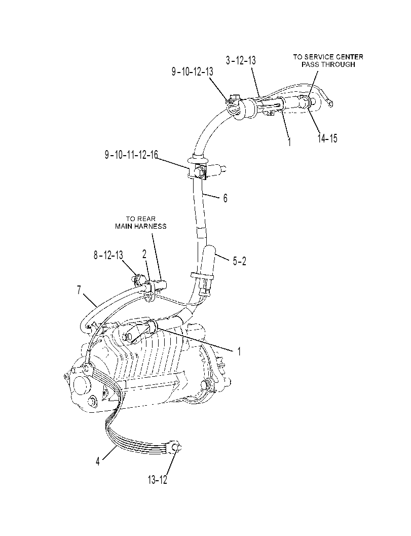 CABLE GP-STARTING MOTOR 4221106 CAT