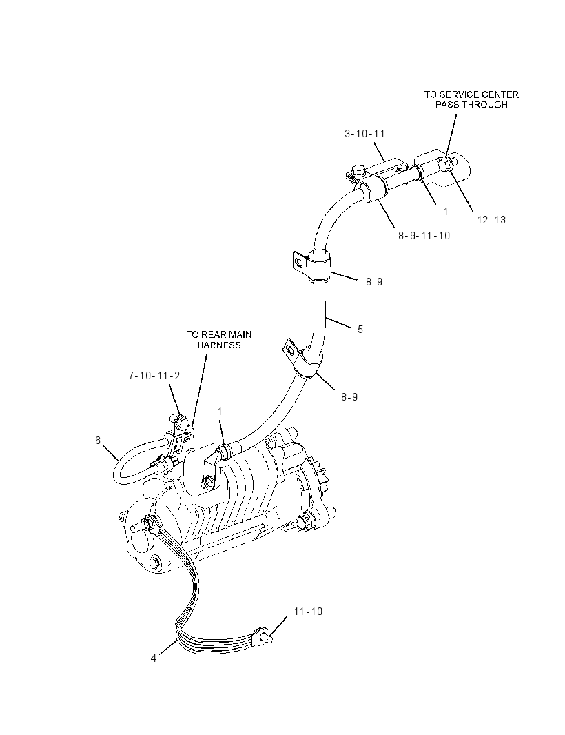 CABLE GP-STARTING MOTOR 3988967 CAT