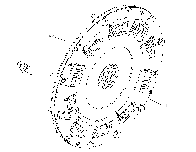 COUPLING GP-TORSIONAL 2500154 CAT