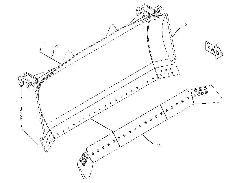 BLADE & EDGE GP-SEMI-UNIVERSAL 2374367 CAT