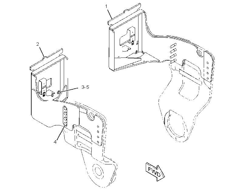 SUPPORT GP-HOPPER 3609255 CAT