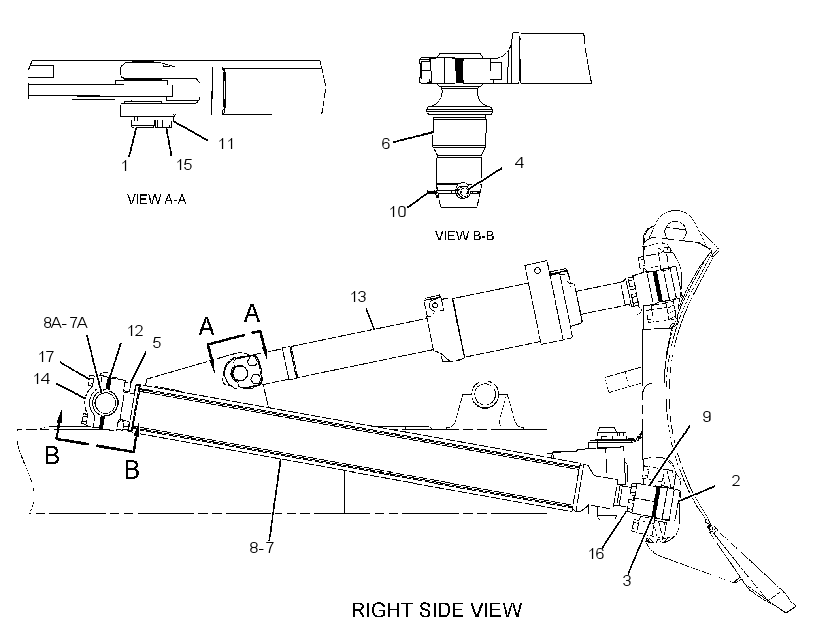 BRACE GP-BULLDOZER 4182466 CAT