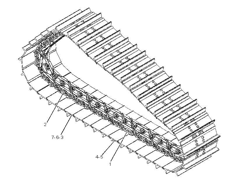 Гусеница 3855454 CAT