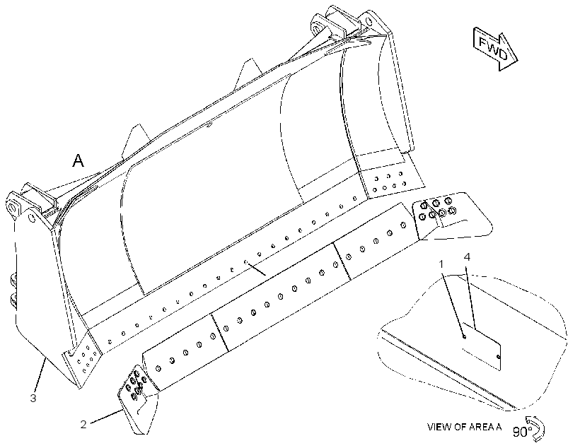 BLADE & EDGE GP-SEMI-UNIVERSAL 2453565 CAT