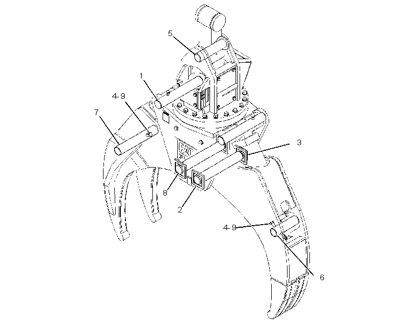 PIN GP-GRAPPLE 2709069 CAT