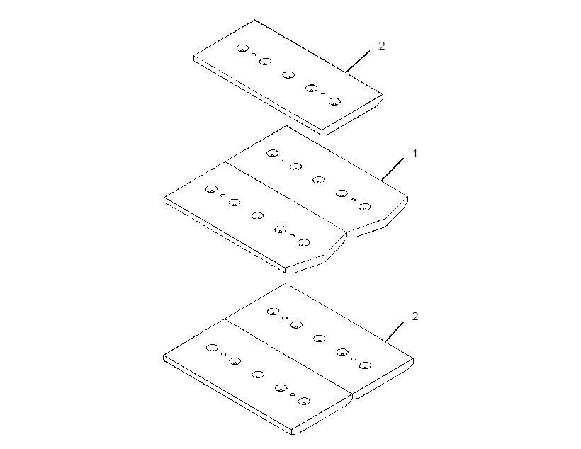 Режущая кромка 4157998 CAT