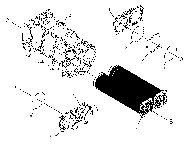 AFTERCOOLER GP-TREATED WATER 3589051 CAT