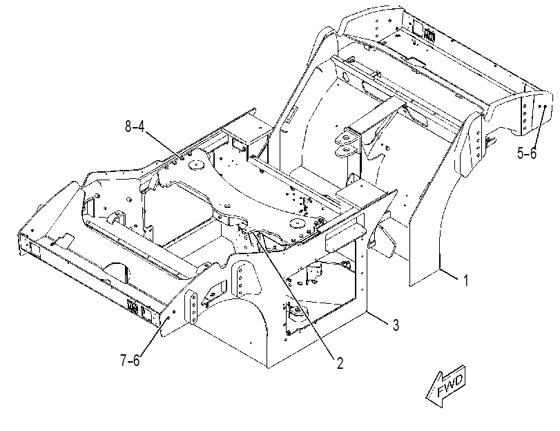 FRAME GP-MAIN 3775336 CAT