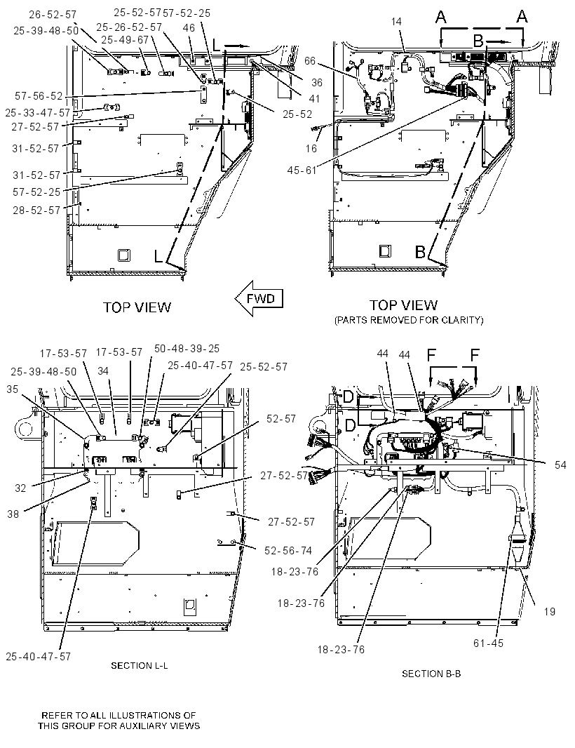 Проводка кабины 3290511 CAT