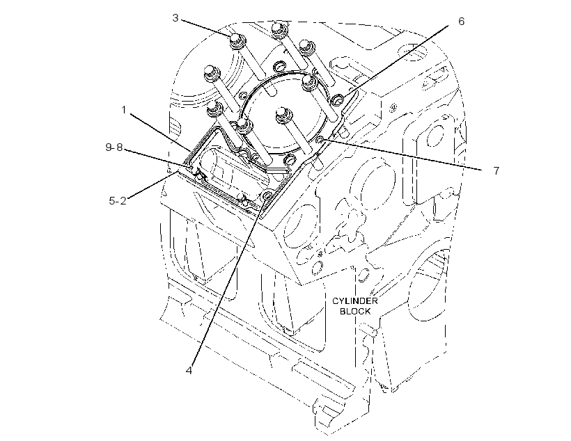 SPACER GP-BLOCK 3768657 CAT