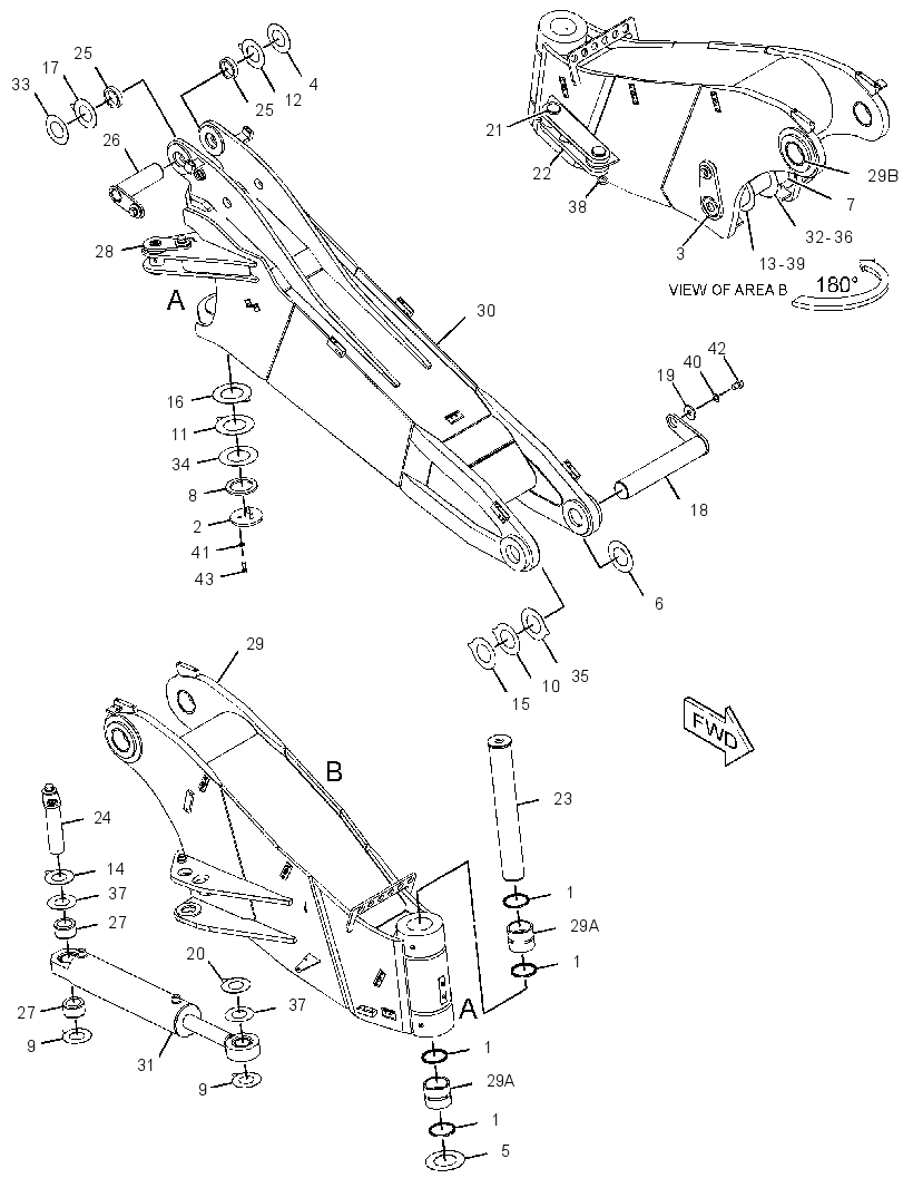BOOM GP-OFFSET 4337437 CAT