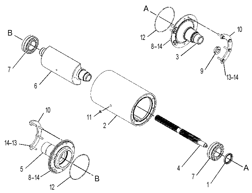 SHAFT GP-ECCENTRIC WEIGHT 3528459 CAT