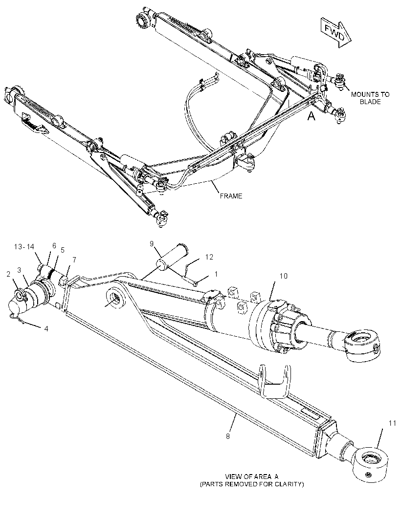 BRACE GP-BULLDOZER 4221316 CAT