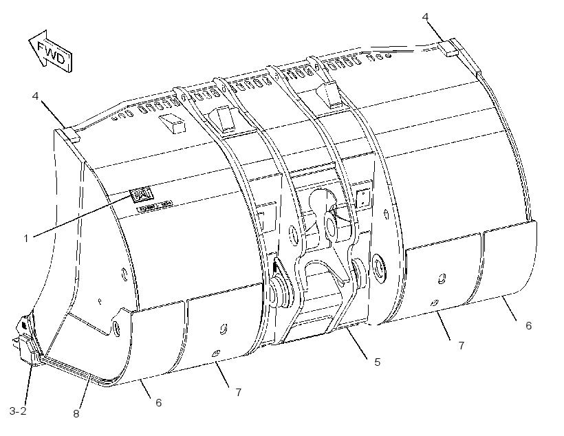 BUCKET AS-PENETRATION 3721685 CAT
