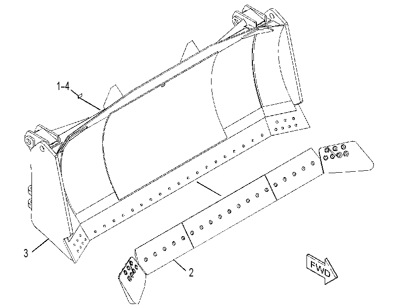 BLADE & EDGE GP-SEMI-UNIVERSAL 3852621 CAT