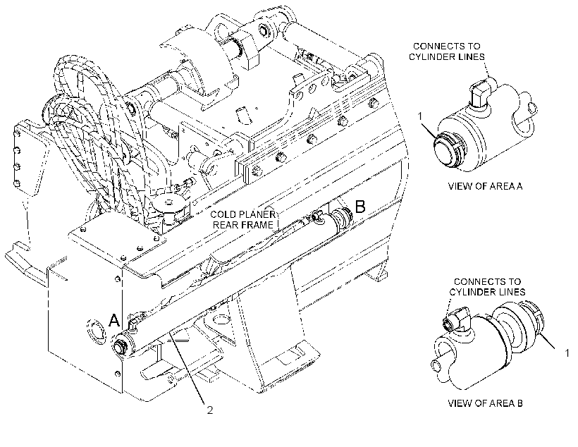 CYLINDER & MTG GP-COLD PLANER 3993475 CAT