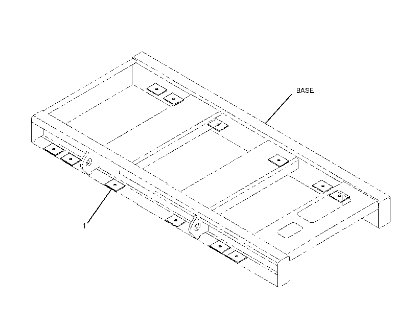 MOUNTING GP-GENERATOR BASE 4270378 CAT
