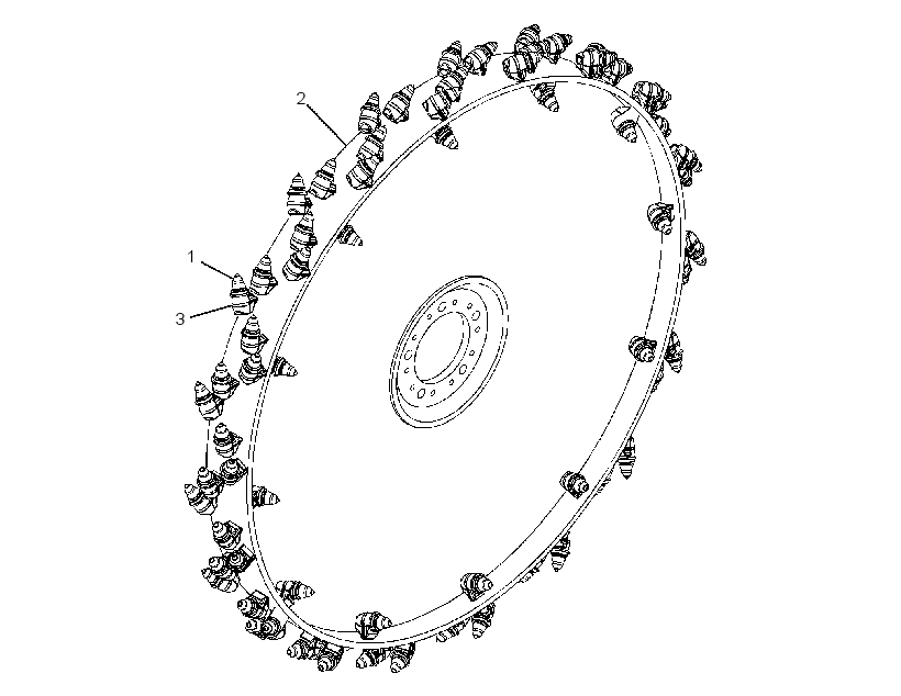 DRUM GP-WHEEL SAW 3818434 CAT