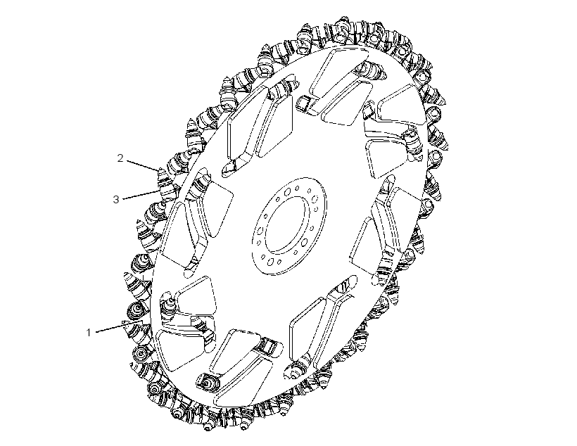 DRUM GP-WHEEL SAW 3818418 CAT