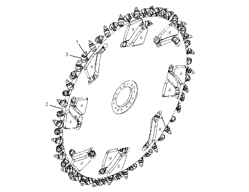DRUM GP-WHEEL SAW 3818424 CAT