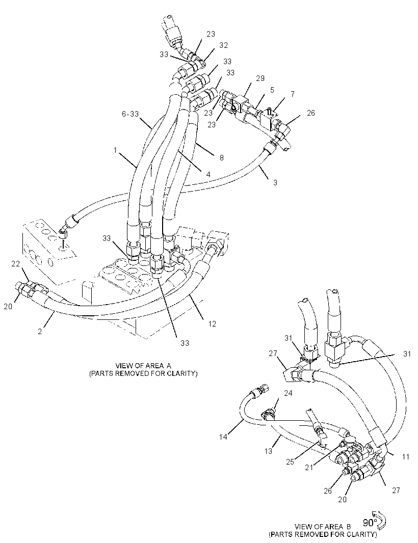 LINES GP-LIFT & TILT CYLINDER 3761494 CAT