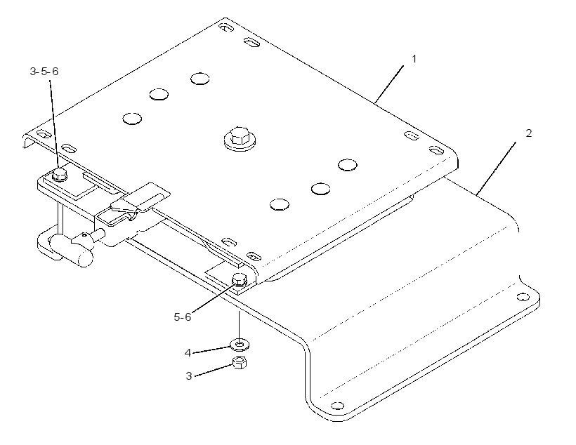 MOUNTING GP-SEAT 3266997 CAT