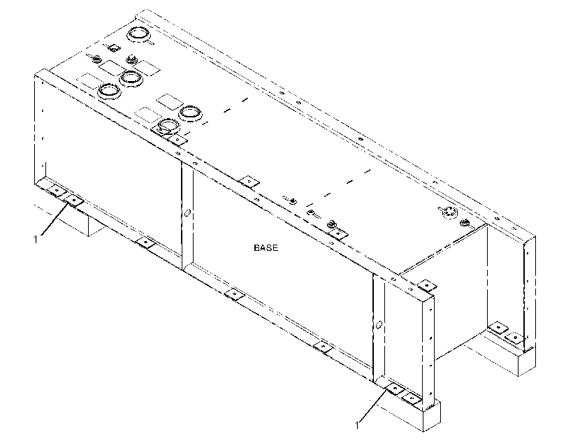 MOUNTING GP-GENERATOR BASE 4316663 CAT