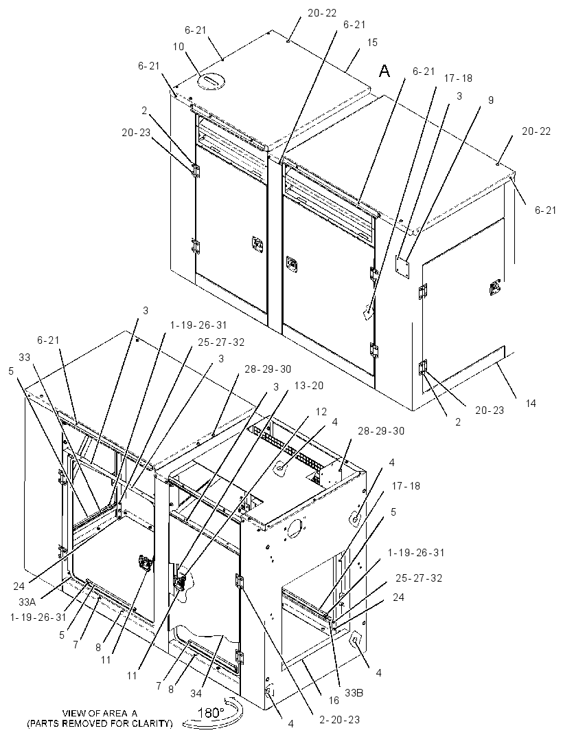 ENCLOSURE GP-GENSET 3818666 CAT