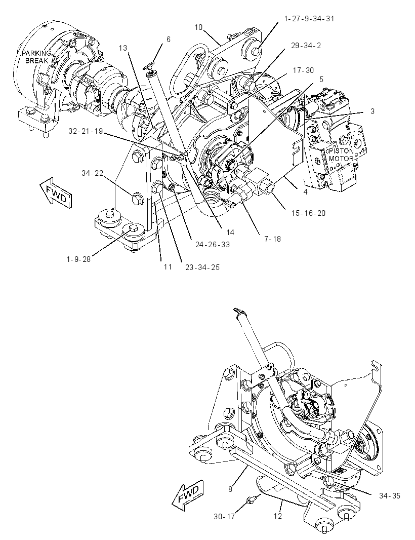 TRANSMISSION & MOUNTING GP 4224492 CAT