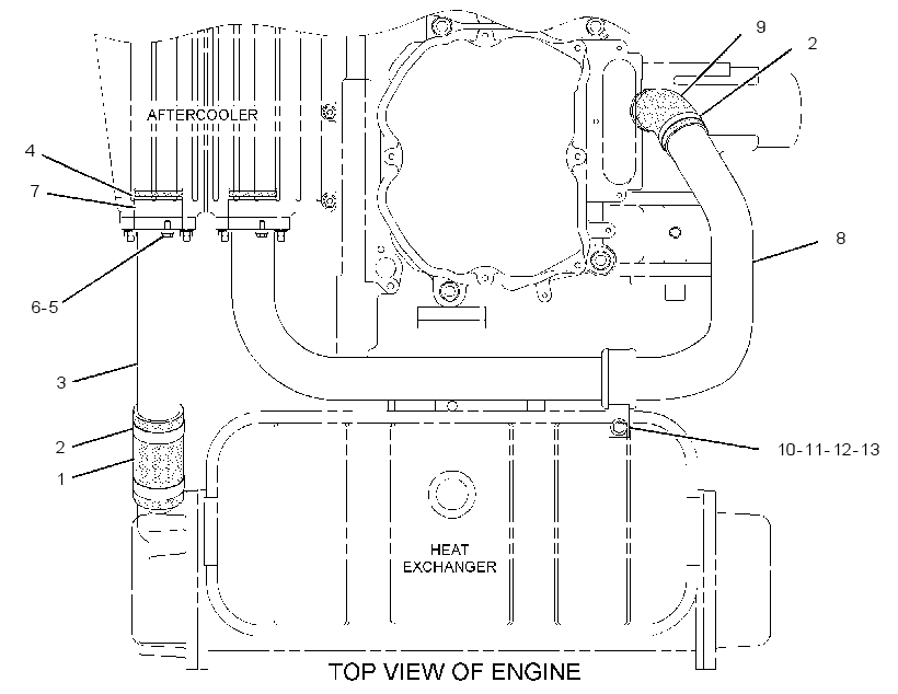 LINES GP-AUXILIARY SEA WATER 1292875 CAT