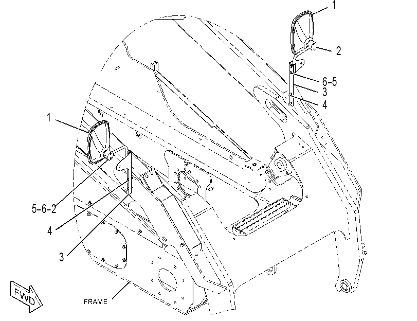 MOUNTING GP-ROADING LIGHTS 4223334 CAT